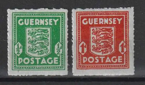 Guernsey, Freimarken 4 - 5, ** (MNH)