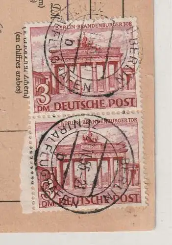 Berlin: 3 DM Bauten im Paar auf Ausl.-Paketk., Attest Schlegel