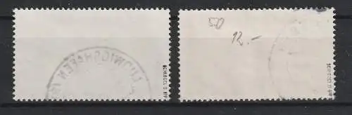 Frz. Zone/Rheinl.Pfalz: 100 Jahre dt. Brfm. gest., geprüft Schlegel