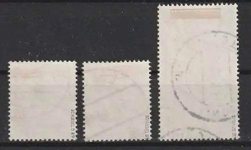 Frz. Zone/Württbg. 3. Freimarkensatz. gest., geprüft Schlegel