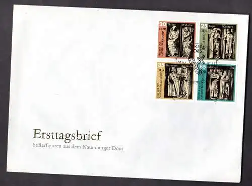 DDR, FDC Zus.-dr. "Stifter des Naumburger Doms"