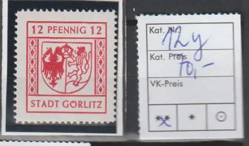 Görlitz 12y,  ** (MNH)