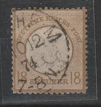 DR, Großer Brustschild 18 Kreuzer (Nr. 28), gest., Attest