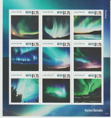 Nevis Himmelserscheinungen Kleinbogen