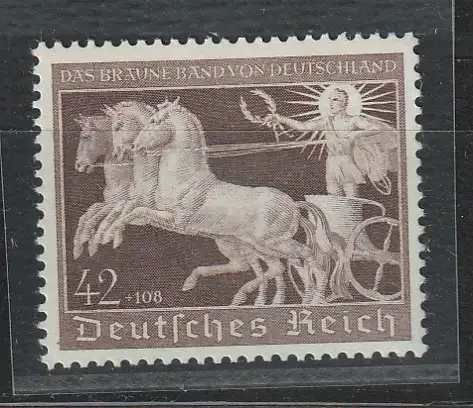 3. Reich: Das Braune Band 1940, postfrisch (MNH), geprüft