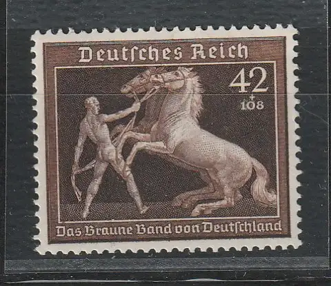 3. Reich: Das Braune Band 1939, postfrisch (MNH), geprüft