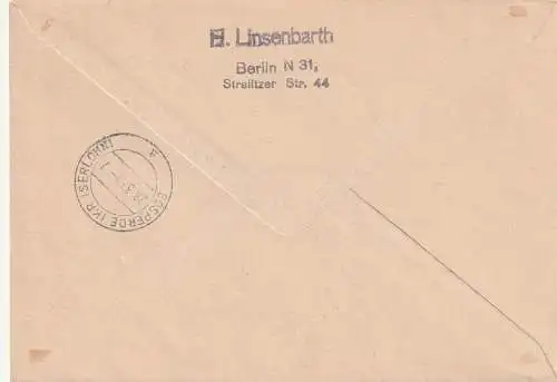 DDR-FDC: R-Brief Beethoven (1952)