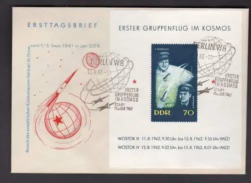 DDR, FDC. Mi.-Nr. Block 17