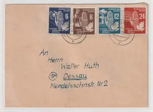 DDR-FDC: "Frieden", Befund Mayer