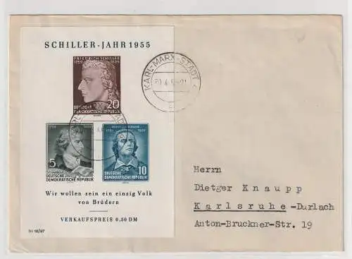 DDR-FDC: Block 12 (Schiller), geprüft Mayer