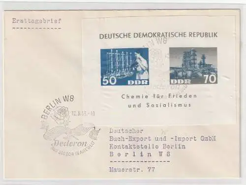 DDR-FDC; Block 18 (Dederon-Block), geprüft Mayer