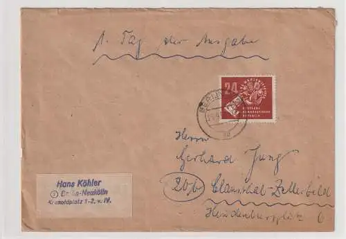 DDR-FDC; Volkswahlen 1950, Attest Mayer