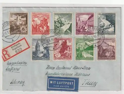 DR: R-Satzbrief Winterhilfswerk 1938