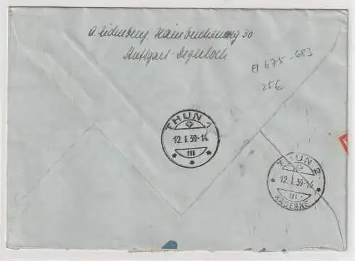 DR: R-Satzbrief Winterhilfswerk 1938