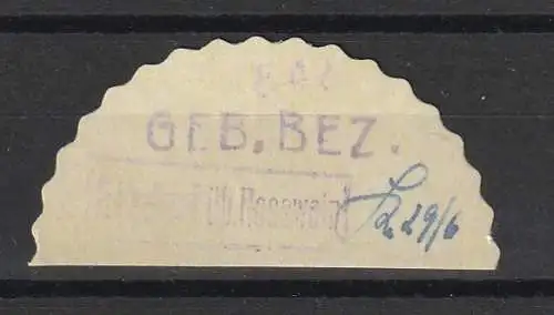 Etzdorf Mi.-Nr. 4, ungebraucht, Altprüfzeichen