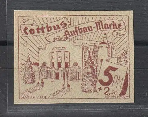 Cottbus Nr. 20 ungezähnt, ** MNH