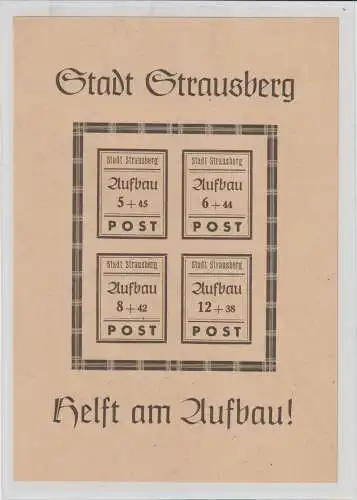 Strausberg Block 2 II** (MNH)