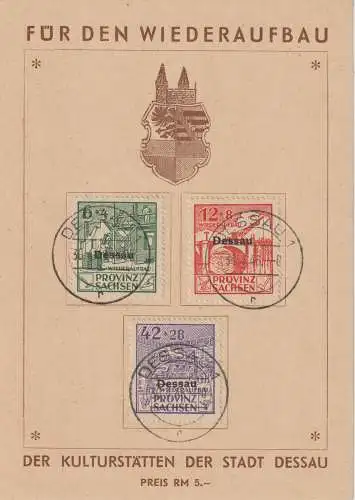 Spendenkarte Dessau I -  III A