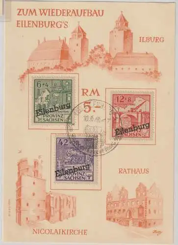 Spendenkarte Eilenburg I - III A (schräger Aufdruck)