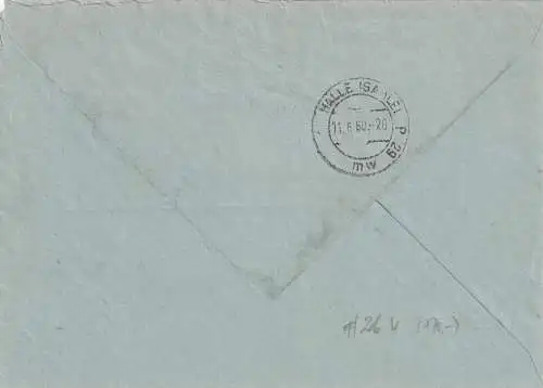 ZKD-Brief  Mi.-Nr. 26 V im Paar