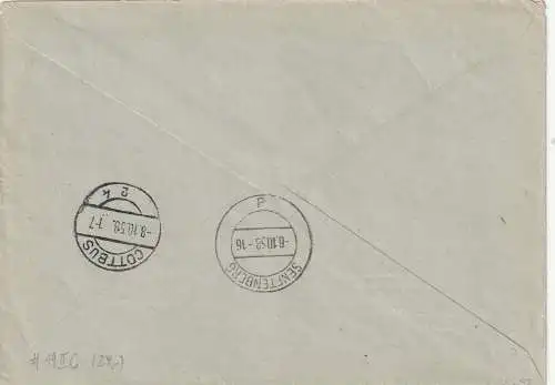 ZKD-Brief  Mi.-Nr. 18 II C