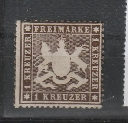 Württemberg: Nr. 16 y b, ungebraucht o.G., Befund Heinrich BPP