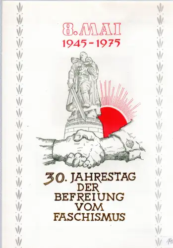 DDR-Gedenkblatt, 30. Jahrestag der Befreiung vom Fachismus