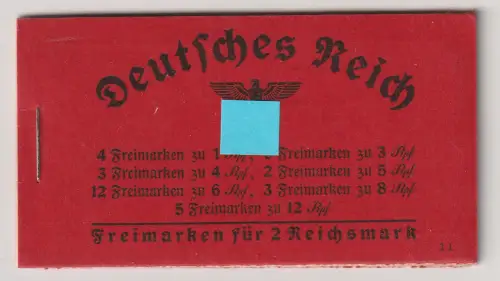 3. Reich: Markenheftchen Nr. 39.1.