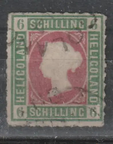 Helgoland Nr. 4, gestempelt, BPP-Attest