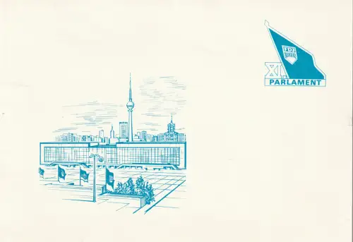 DDR-Gedenkblatt, XI. Parlament der FDJ