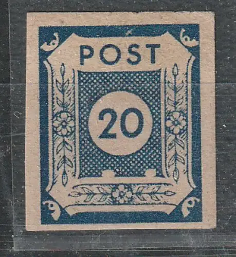 SBZ, Ost-Sachsen, Mi.-Nr. 54 I, postfrisch