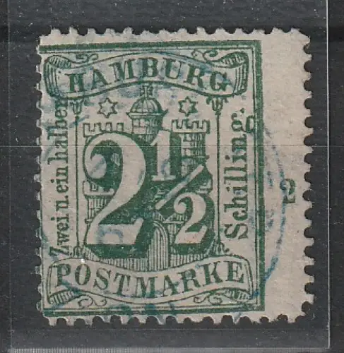 Hamburg: Nr. 22 b, rechts Reihenzähler. Kurzbefund Mehlmann BPP