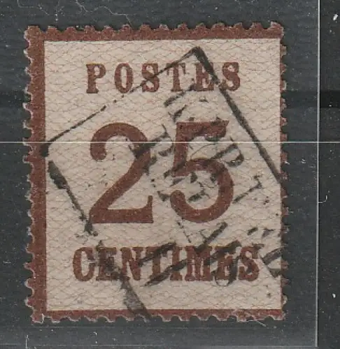 NPB / Elsass-Lothringen Nr. 7 I a, Kurzbefund Mehlmann BPP