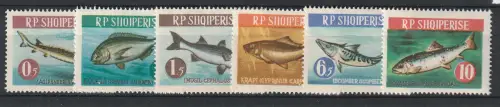 Albanien: Fische(1964), postfrisch