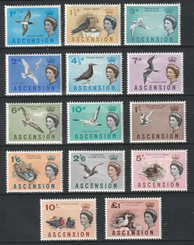 Ascension: Vogelsatz 1963, postfrisch