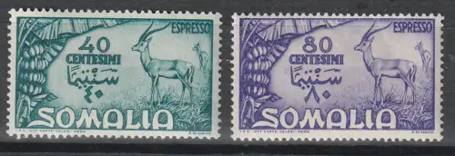 Somalia: Antilopen 1950, postfrisch
