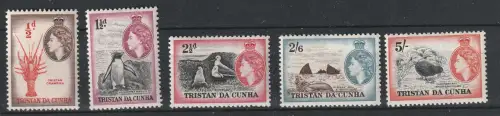 Tristan da Cunha: Tiersatz 1961, postfrisch