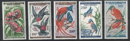 Tschad: Vogelsatz 1961, postfrisch