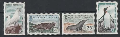Französische Gebiete i.d.Antaktis: Tiersatz 1960, postfrisch