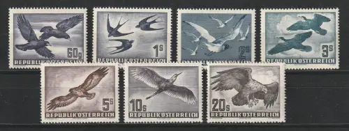 Österreich Vögel I, II und III, komplett, ungebraucht