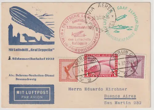 Zeppelin: 2. Südamerikafahrt, 1932, 