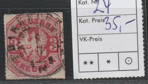 Preußen: Nr. 24,  geprüft