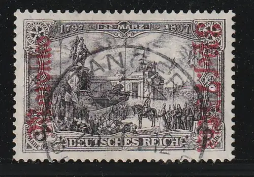 Dt. Post Marokko: Nr. 57 I A, gest., einwandfrei, Befund