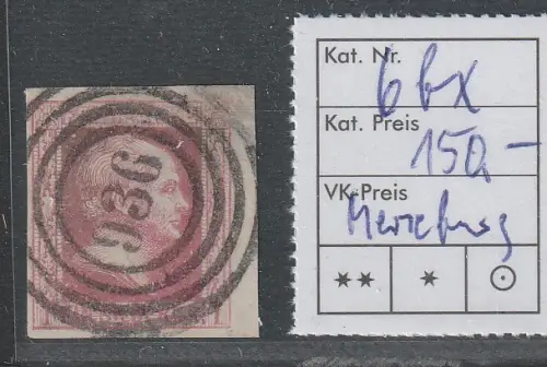 Preußen: Nr. 6 x in b-Farbe, Stempel 936 (Merseburg).  Gepr. Wasels BPP