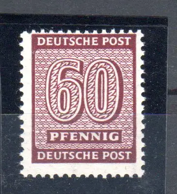 Westsachsen Mi.-Nr. 137 Y in der seltenen b-Farbe.  **, mit FA. StröhBPP.