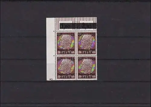 Generalgouvernement (GG)  20 Gr. Eckrand Block Hindenburg **