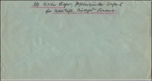 Protection postale - Par Deutscher Dienstpost Pays-Bas - Postschichte Open Westen