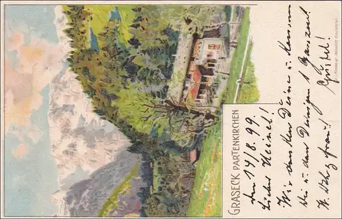 Bavière:899, carte postale de Grasek/Verfahr Graseck