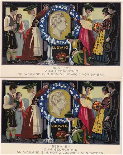 Bayern: 6 Ganzsachen