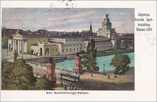 Bavière:Affaire 1899 Exposition générale allemande de sport Munich après Ansbach
